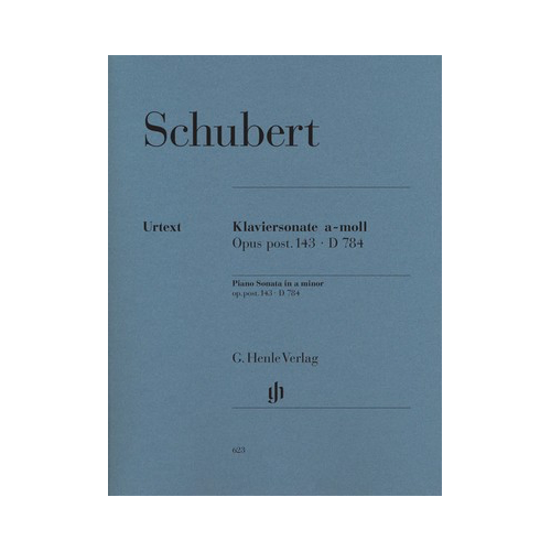 Schubert Piano Sonata A Minor Op. Post 143 D784 Piano Solo Henle HN623