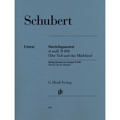 String Quartet D Min D810 2Violin Viola Vc (Set Of Parts) Book