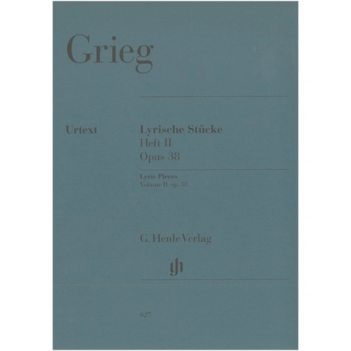 Lyric Pieces Op. 38 Urtext Edition by Edvard Grieg for Piano Solo, Edited by Heinemann & Steen-Nokleberg, 24 Pages