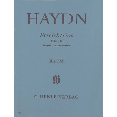 Haydn - String Trios Vol 3 Urtext for Viola, Cello, Violin