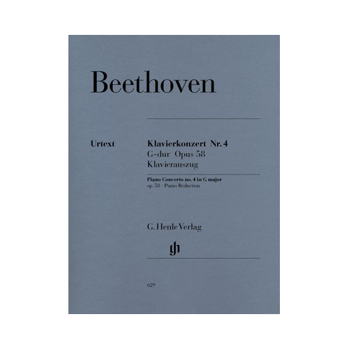 Concerto No. 4 Op. 58 in G Major for 2 Pianos - Ludwig van Beethoven - Piano Reduction Edition by G. Henle Verlag