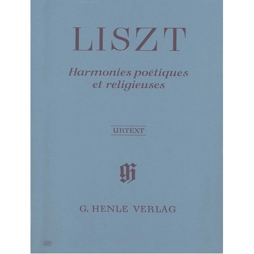 Liszt - Harmonies Poetiques et Religieuses Urtext Edition for Piano Solo