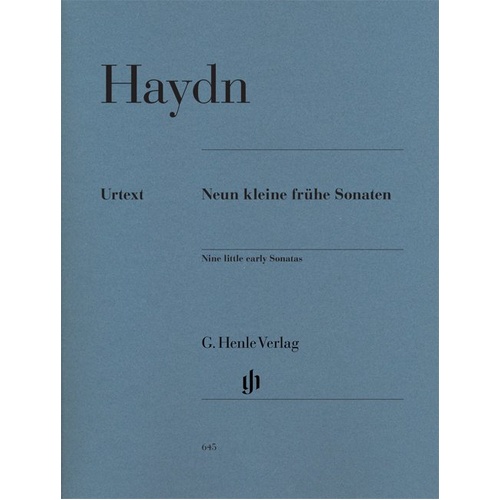 Haydn - Nine Little Early Sonatas for Piano Urtext Edition