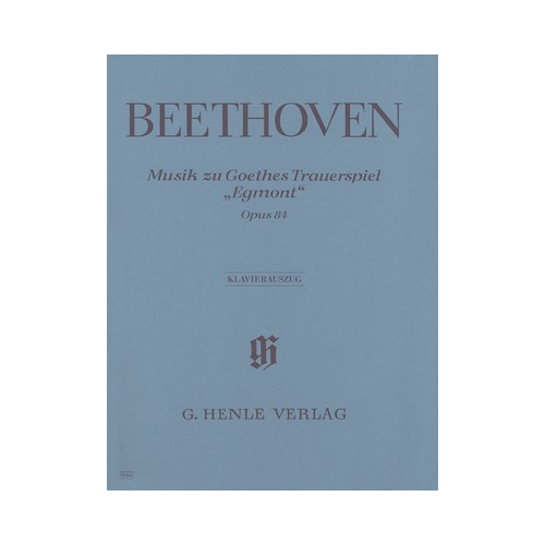 Music to Goethe's Tragedy Egmont Op. 84 Piano Solo Sheet Music