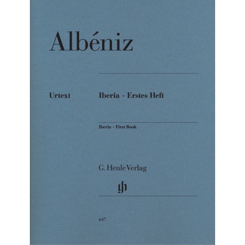 Albeniz - Iberia Book 1 (Softcover Book)