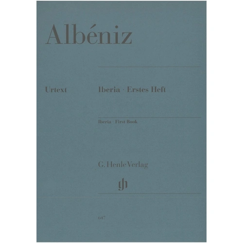 Albeniz - Iberia Book 1, Piano Solo, Urtext Edition, G. Henle Verlag, 52 Pages