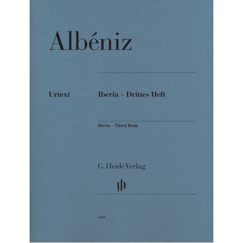 Iberia Book 3 Edition Gertsch by Isaac Albeniz for Piano Solo