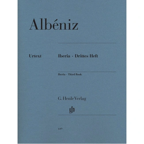 Iberia Book 3 Ed Gertsch for Piano Solo by Isaac Albeniz, G. Henle Verlag