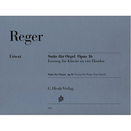 Suite for Organ Op. 16 E minor for Piano Duet