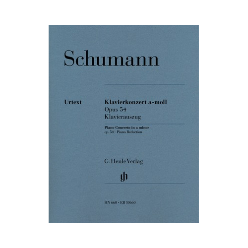 Piano Concerto Op 54 2P4H - Urtext Edition with Orchestral Reduction for Two Pianos