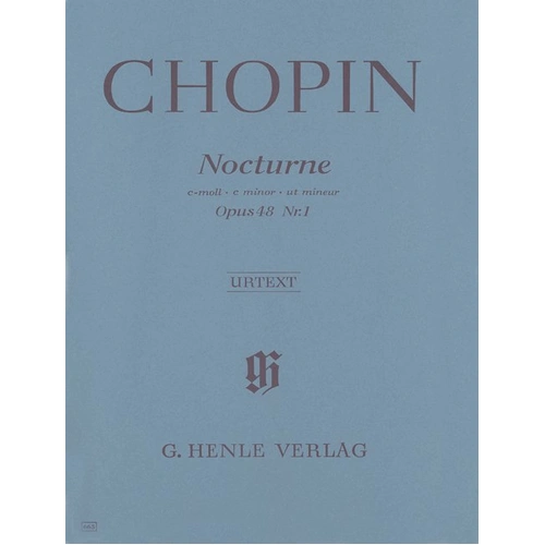 Chopin Nocturne Op 48 No 1 C Minor Urtext for Piano Solo - 8 Pages
