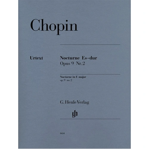 Chopin Nocturne Op. 9 No. 2 E Flat Urtext Edition for Piano