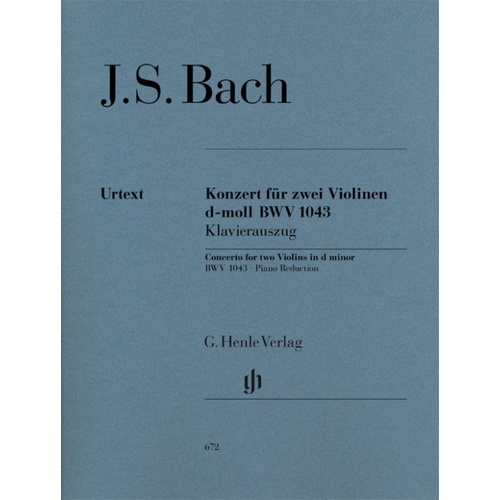 Concerto Bwv 1043 D Min 2 Violin/Piano (Softcover Book)