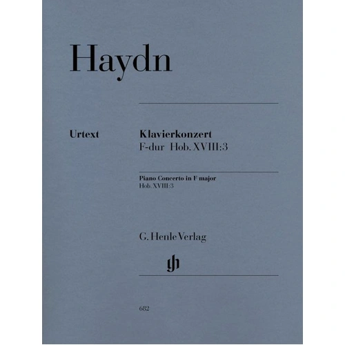 Haydn Concerto Hob 18 No. 3 in F Major for Piano 2 Pianos 4 Hands G. Henle Verlag 82 Pages Urtext Edition