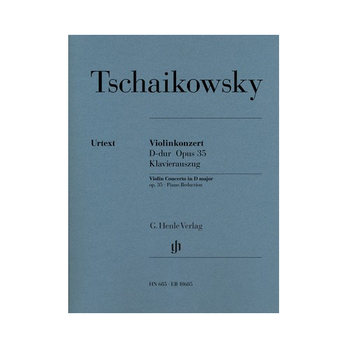 Tchaikovsky Concerto Op. 35 for Violin and Piano Accompaniment Henle HN685