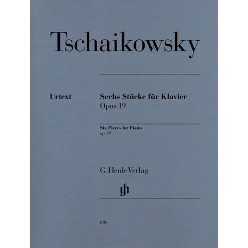 Pieces 6 Op 19 Urtext (Softcover Book)
