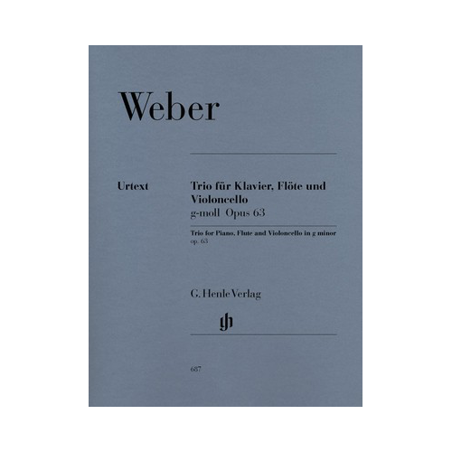 Trio in G Minor Op 63 for Piano, Flute, and Cello - Chamber Sheet Music