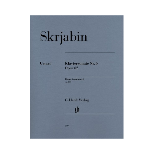 Sonata for Piano No 6 Op 62 by Skrjabin, Edited by Valentina Rubcova