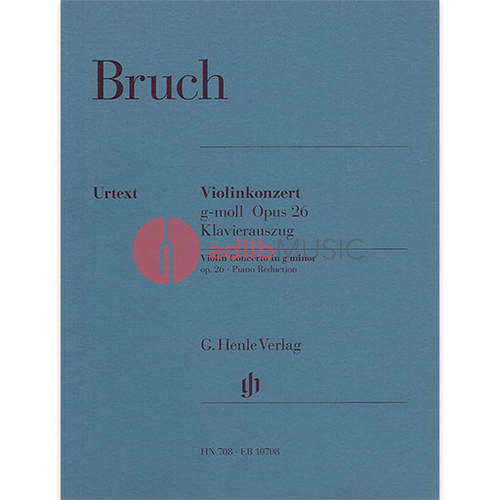 Bruch - Concerto in G minor Op. 26 - Violin/Piano Accompaniment Henle HN708