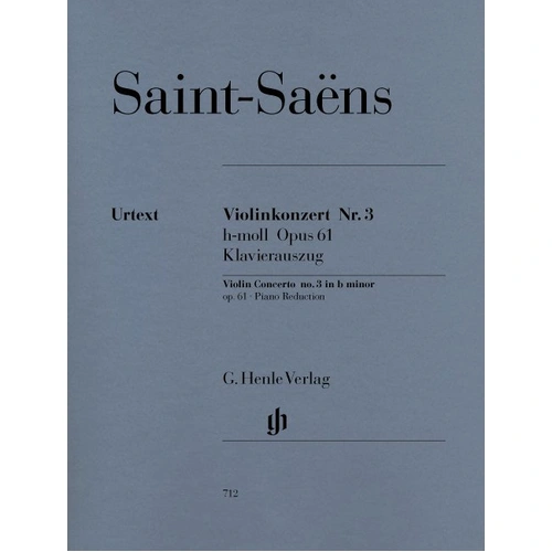Concerto for Violin and Orchestra No.3 B minor Op. 61 Urtext Edition by G. Henle Verlag