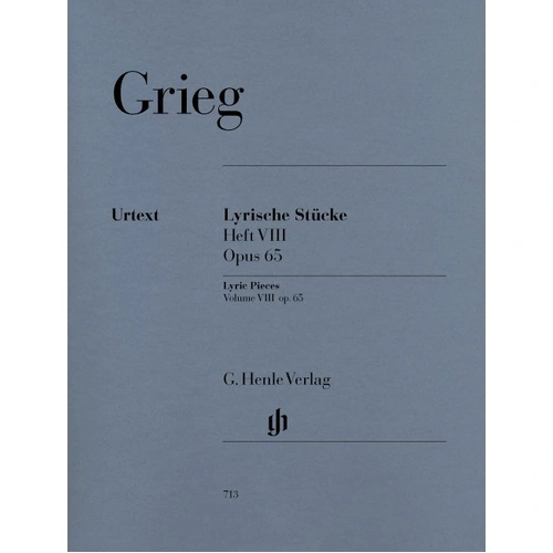 Grieg - Lyric Pieces Op. 65 Urtext Edition for Piano Solo, Edited by Heinemann & Steen-Nokleberg, 39 Pages