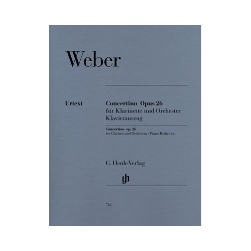 Clarinet Concertino Op 26 for Clarinet and Piano