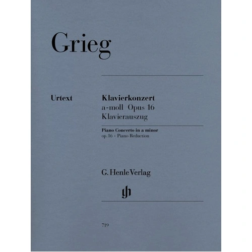 Grieg - Concerto Op. 16 in A Minor for 2 Pianos 4 Hands, G. Henle Verlag, 72 Pages