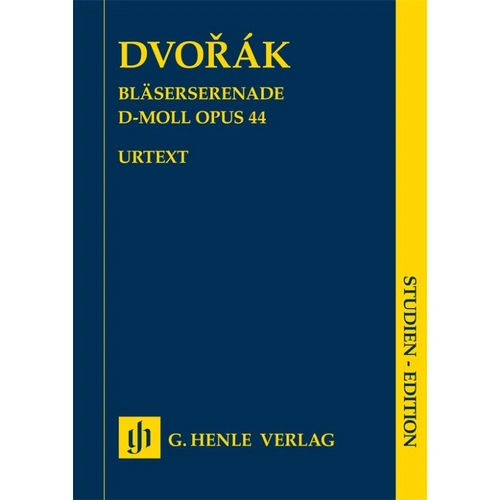 Dvorak Wind Serenade in D Minor Op. 44 Study Score for Ensemble