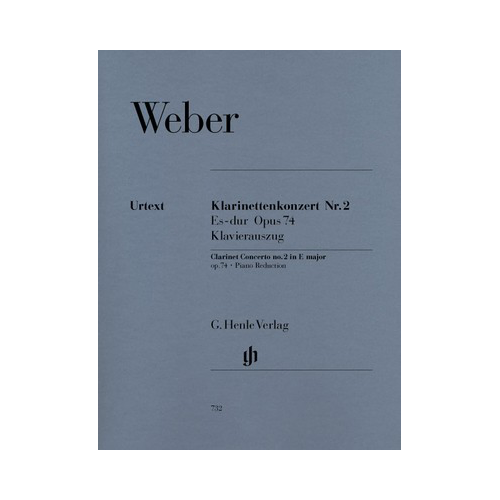 Clarinet Concerto E Flat Major Op 74 No 2 Cla/Pno Sheet Music