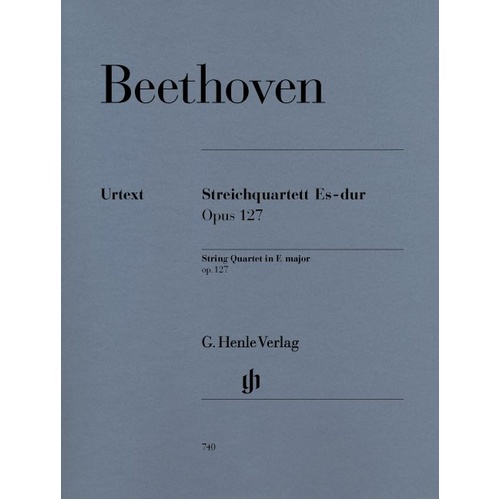 String Quartet Op. 127 E Flat Parts by Beethoven