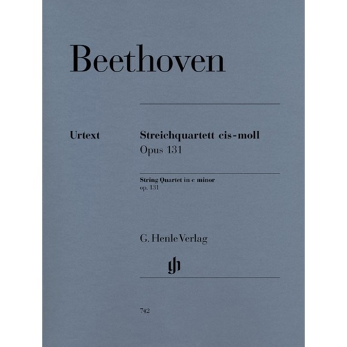 String Quartet Op 131 C Sharp Min Parts (Set Of Parts) Book