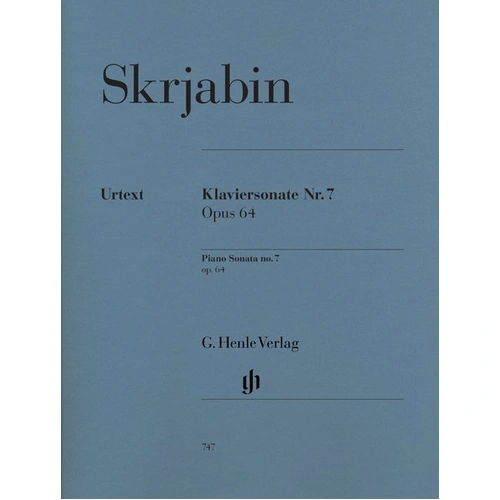 Piano Sonata No. 7 Op. 64 (White Mass) by Alexander Scriabin, G. Henle Verlag, Piano Solo, 31 Pages