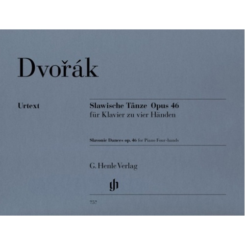 Slavonic Dances Op 46 Ed Doge Urtext Piano Duet (Softcover Book)