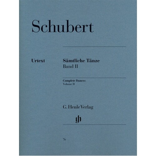 Schubert - Compelete Dances Vol 2 (Softcover Book)