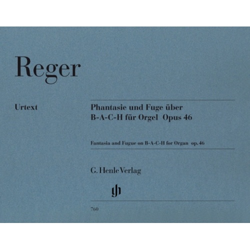 Fantasy Fugue Name Of Bach Op 46 (Softcover Book)
