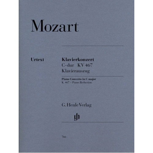 Mozart - Concerto K 467 C 2P 4H Urtext (Softcover Book)