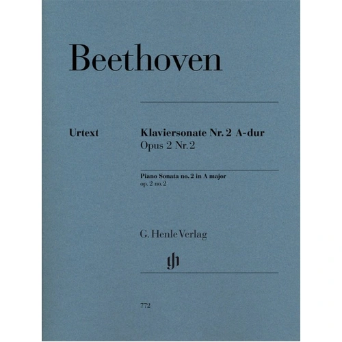 Beethoven - Piano Sonata No. 2 in A Major Op. 2 No. 2 Urtext Edition