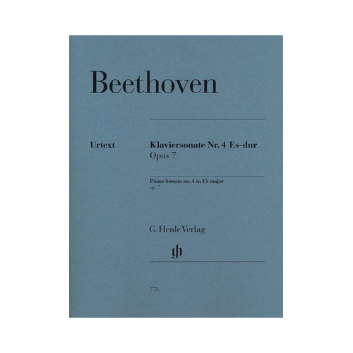 Piano Sonata No 4 Op 7 by Ludwig van Beethoven - Sheet Music for Piano Solo