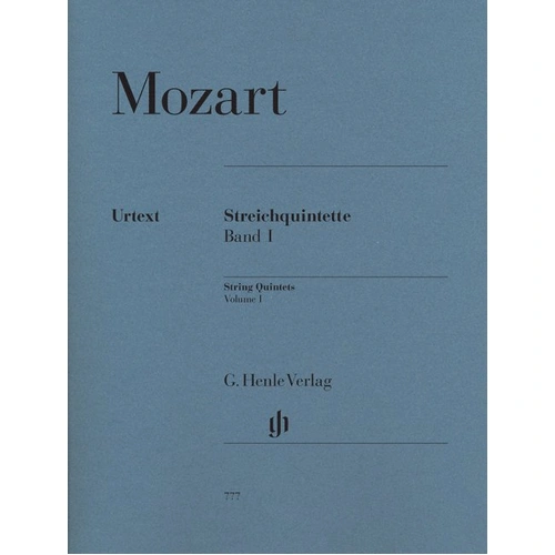 Mozart String Quintets Vol. 1 Parts Only - G. Henle Verlag, 80 Pages
