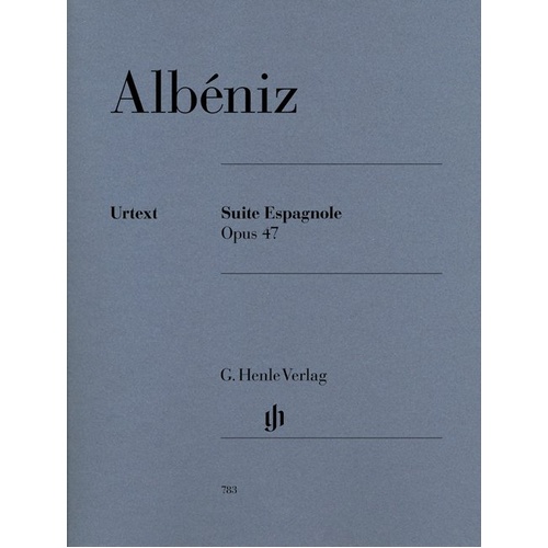 Albeniz Suite Espagnole Op. 47 for Piano Solo by G. Henle Verlag, 66 Pages
