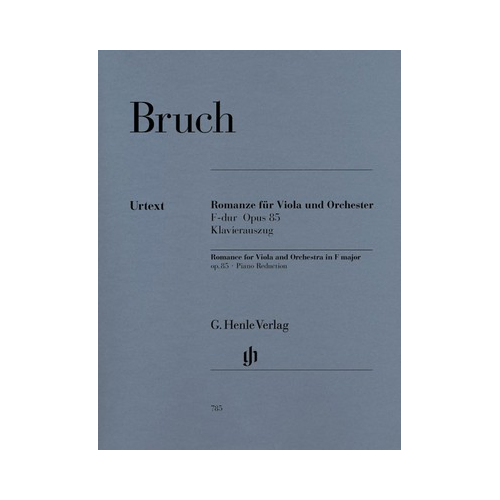 Bruch - Romance Op85 in Fmaj - Viola/Piano Accompaniment Henle HN785