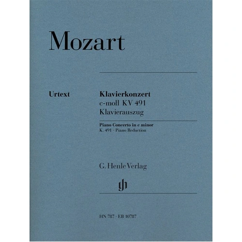 Mozart Piano Concerto in C Minor K. 491 for 2 Pianos 4 Hands, G. Henle Verlag, 67 Pages