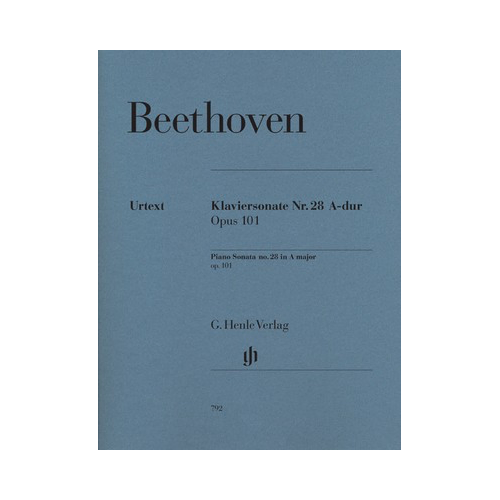 Sonata No 28 in A Major, Op 101 - Piano Solo Sheet Music
