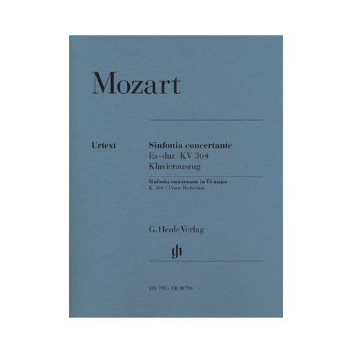 Sinfonia Concertante K 364 for Violin, Viola, and Piano - Urtext Edition