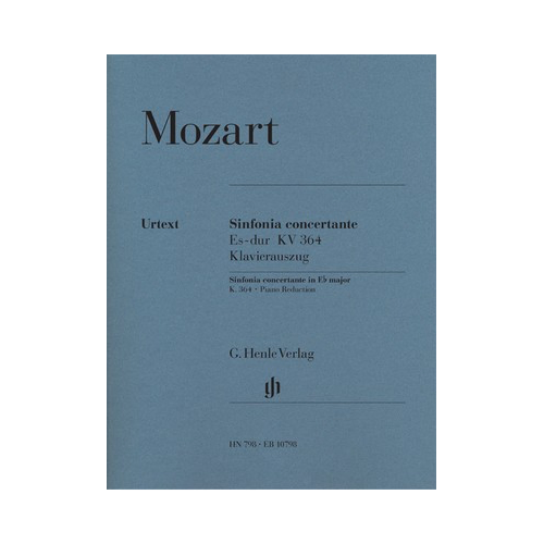Sinfonia Concertante K 364 for Violin, Viola, and Piano - Urtext Edition