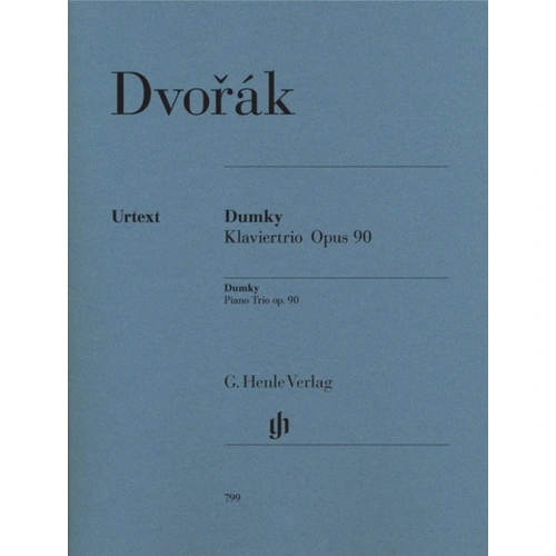 Dvorak Dumky Trio Op. 90 E Minor for Violin, Cello, and Piano - Urtext Edition