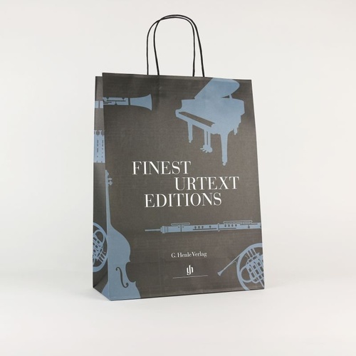Henle Musical Motif Paper Tote Bag