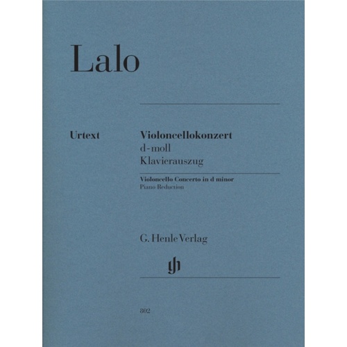 Concerto D Min Ed Jost Vlc Piano Urtext (Softcover Book)