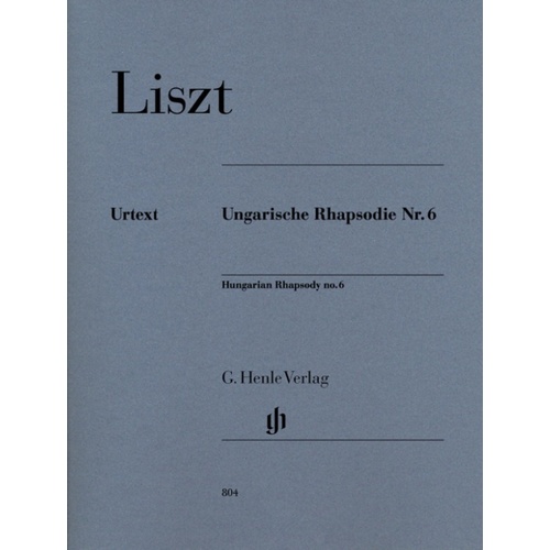 Hungarian Rhapsody No 6 (Softcover Book)