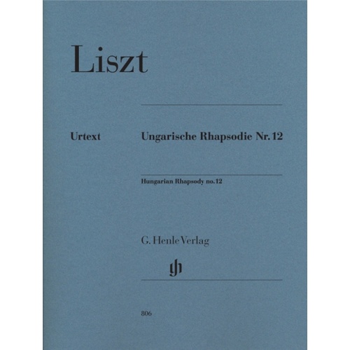 Hungarian Rhapsody No 12 Urtext (Softcover Book)